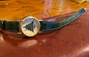 Women's 24mm Unitron Watch, Sparkling Christmas Tree Face